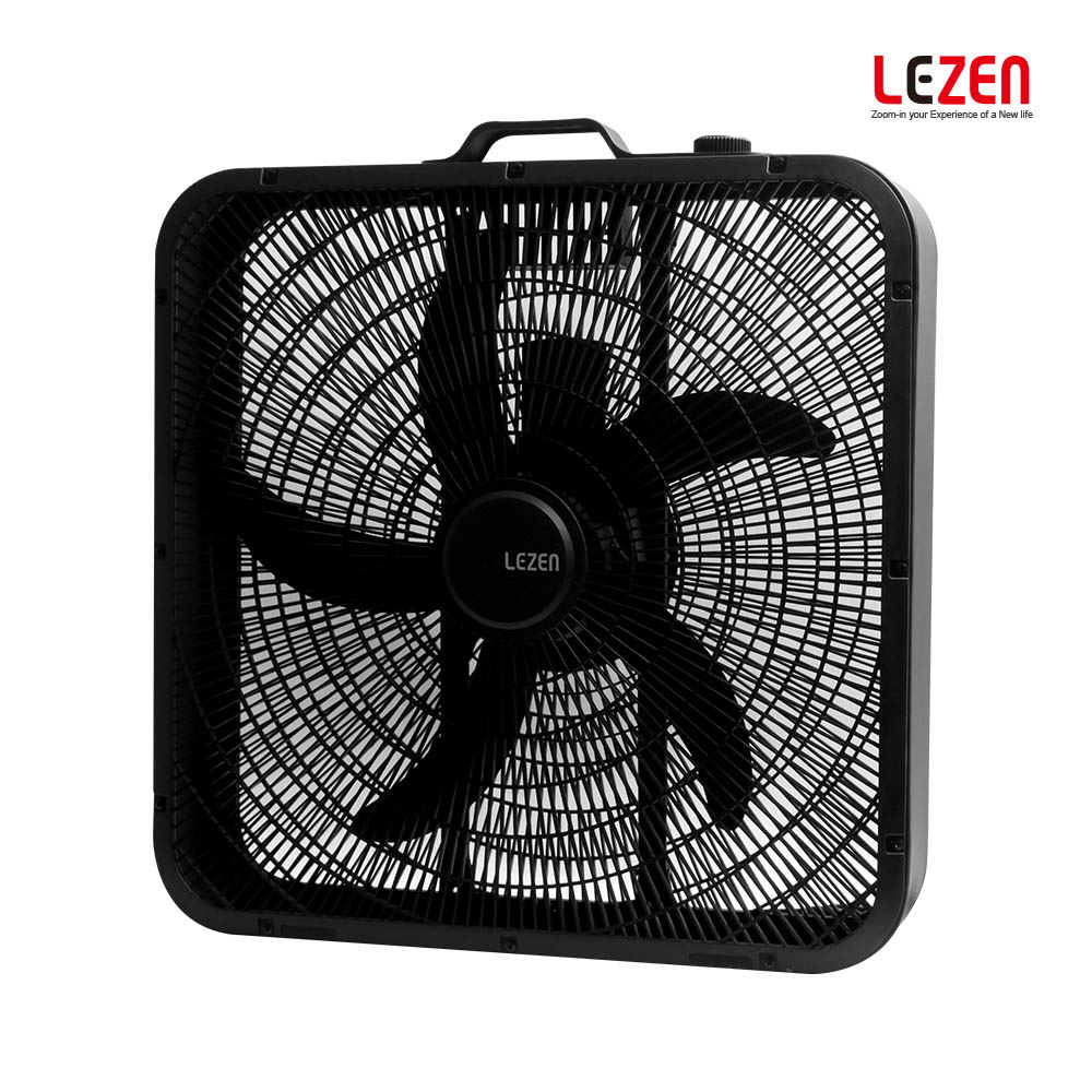르젠 20인치 박스형 선풍기 무광 블랙