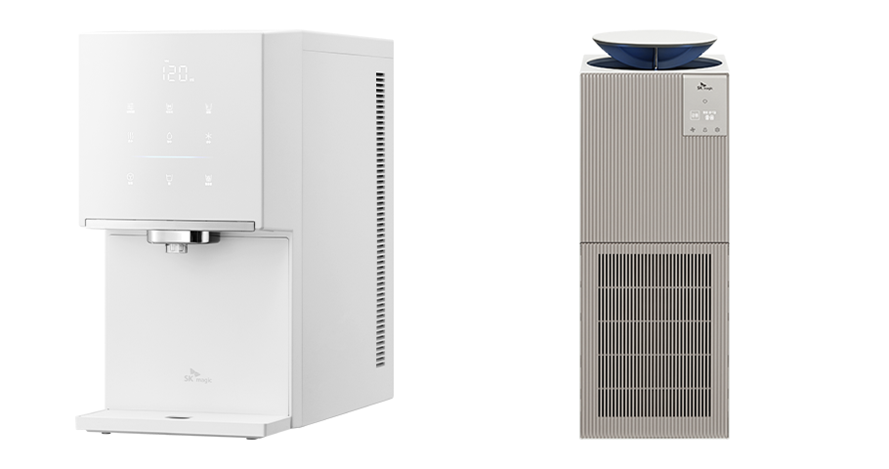 패키지 할인 상품 얼음정수기+공기청정기